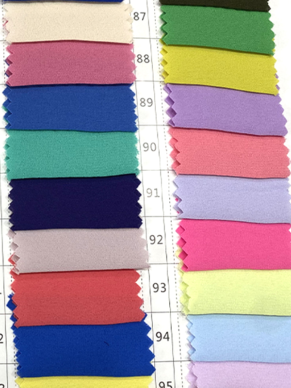 120-130gsm Polyester Fabric Georgette Chiffon Fabric 75d High Twist Georgette Moss Crepe Pearl Chiffon Fabric For Dress