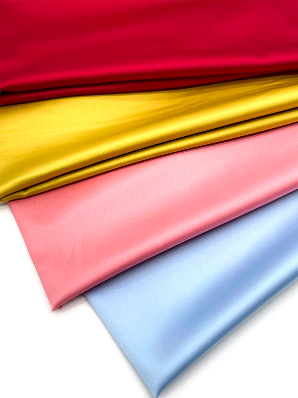 Two Way Stretch 102gsm Silk Satin Solid Color Double Brushed Jersey Fabric In 65 Colors For Pajamas