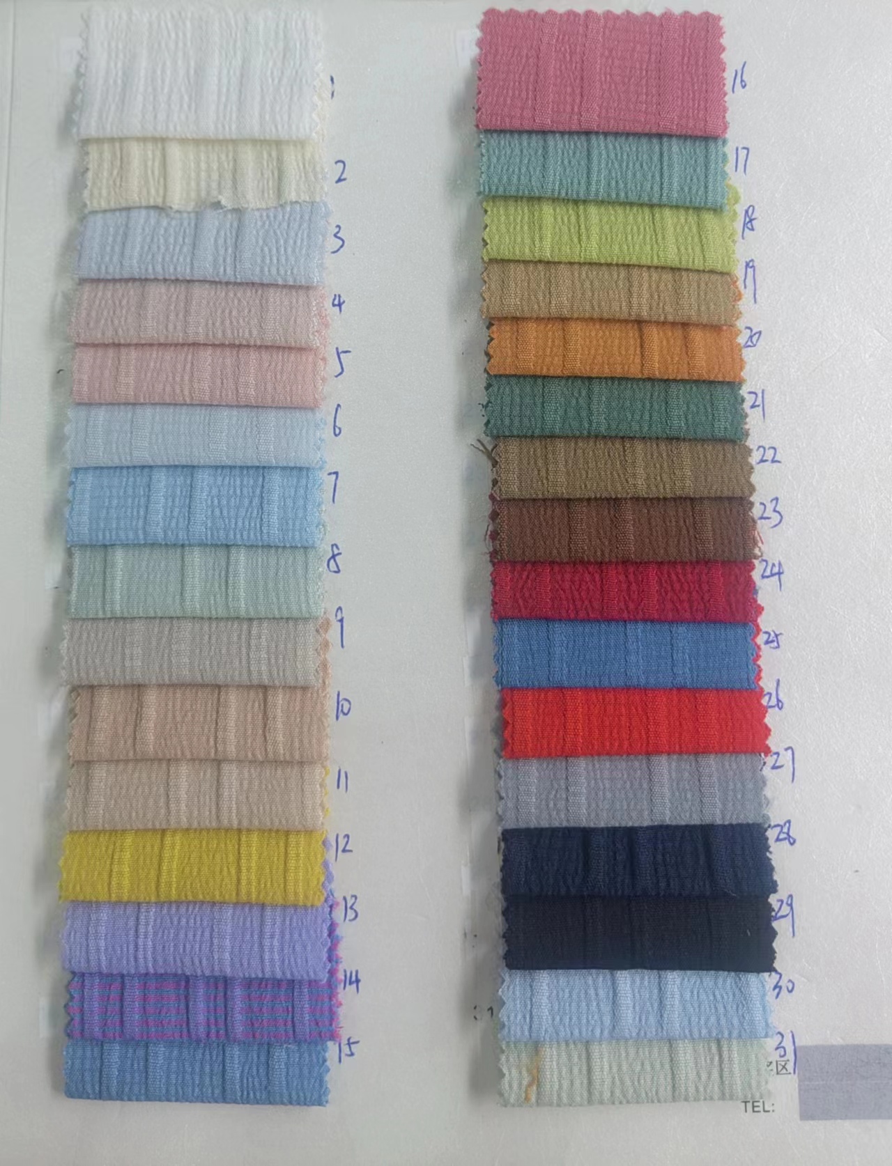 Factory direct sale fashion woven soft and comfortable crepe stripes multi colors fashion women fabric for dress