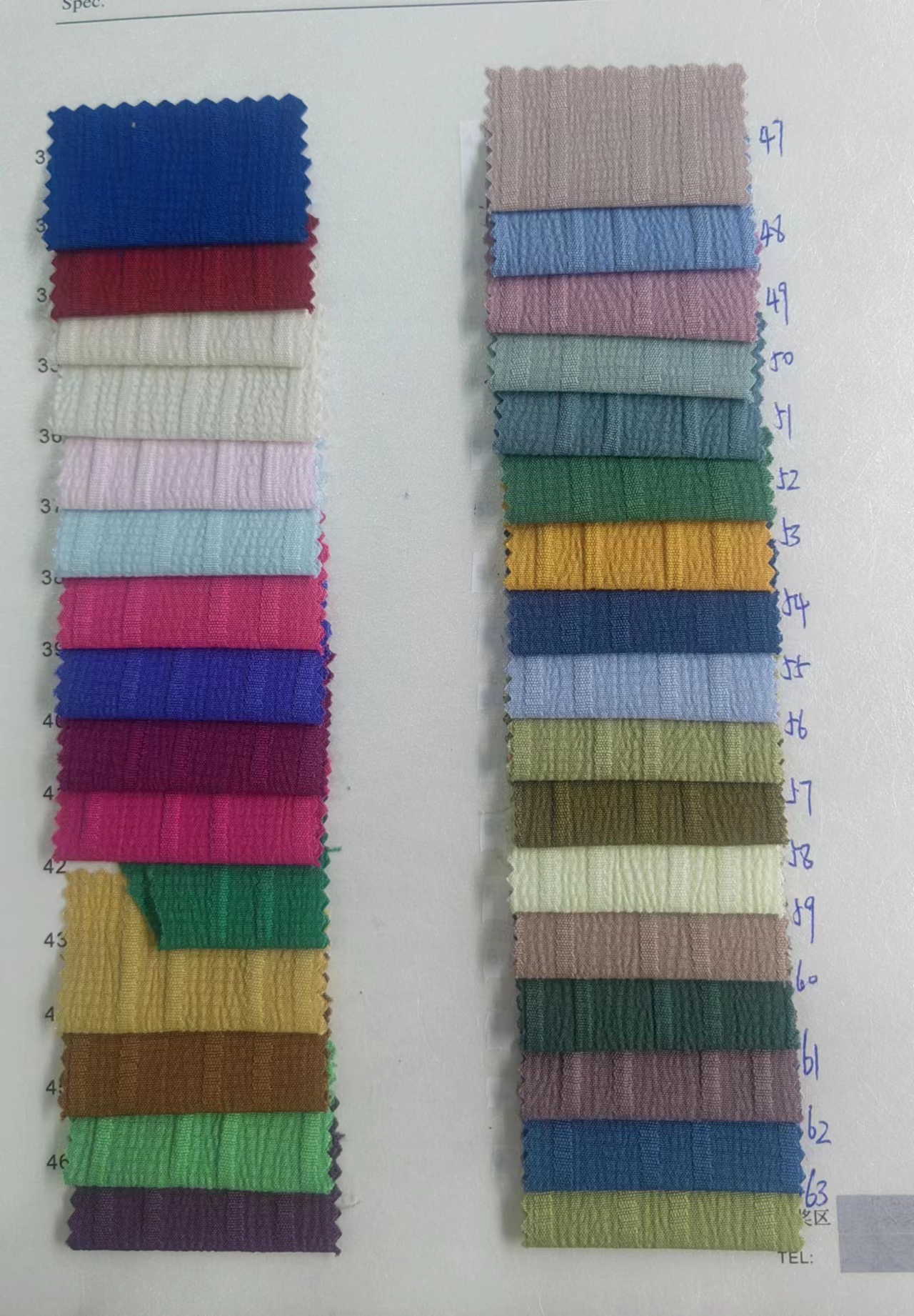 Factory direct sale fashion woven soft and comfortable crepe stripes multi colors fashion women fabric for dress