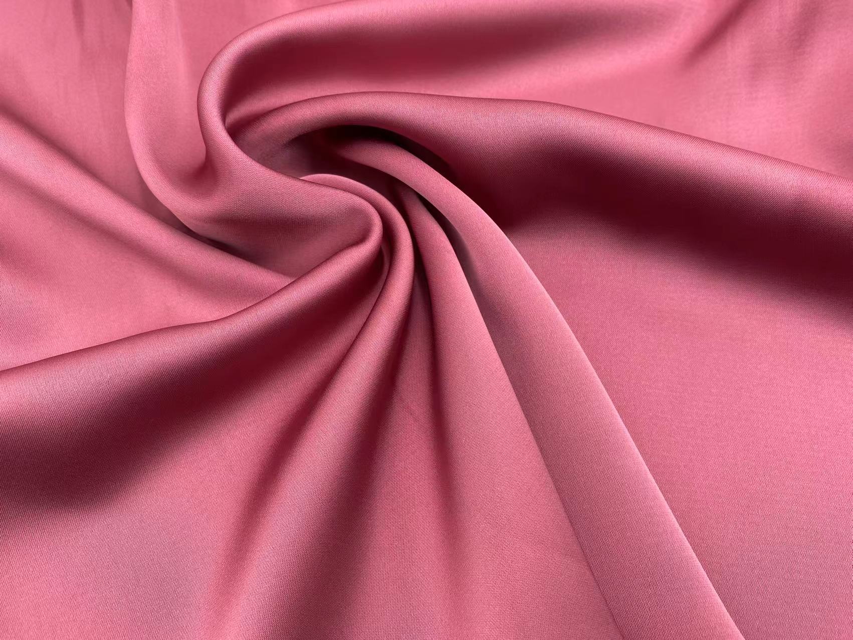 High quality cheap multi colors for choice polyester smooth shimmer solid color plain satin fabric for pajamas