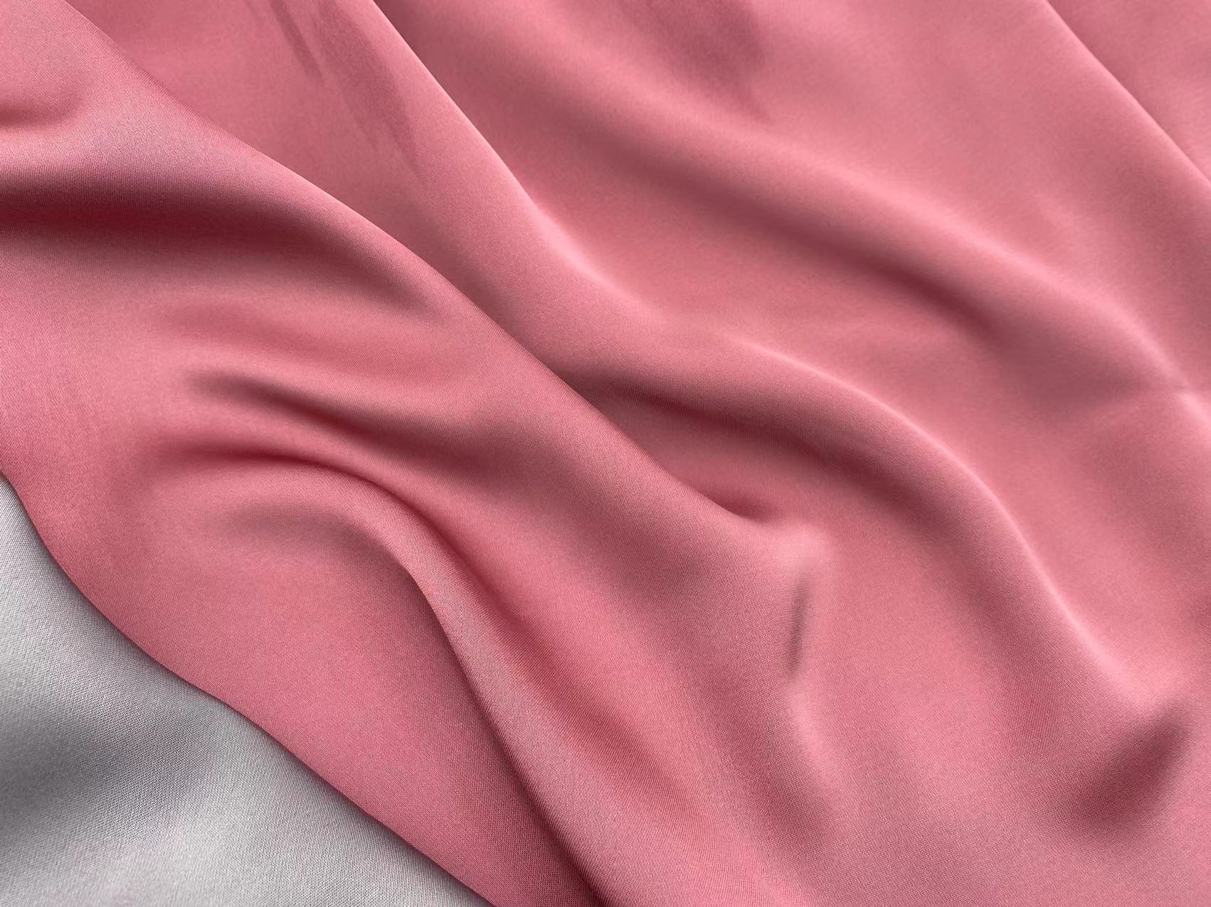 High quality cheap multi colors for choice polyester smooth shimmer solid color plain satin fabric for pajamas