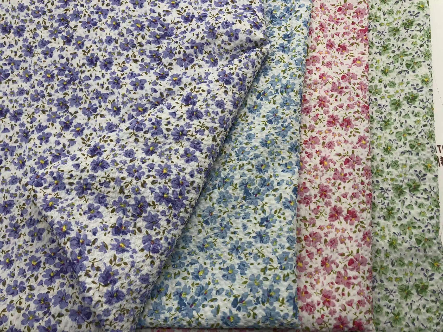 Small Vintage 100% polyester Floral Fabric Cotton Liberty Ditsy floral Printed for Sewing Clothes DIY Handmade