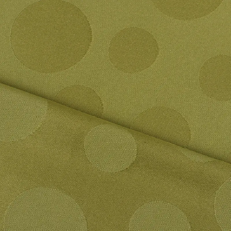 POLYESTER SMOOTH BREATHABLE SMALL AND BIG DOTS SATIN JACQUARD FABRIC FOR WOMEN PAJAMAS