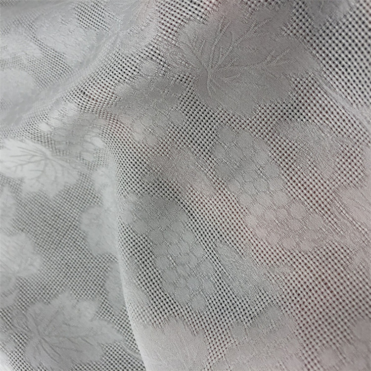 High Quality 100% polyester fruit jacquard fabric chiffon for ladies garments