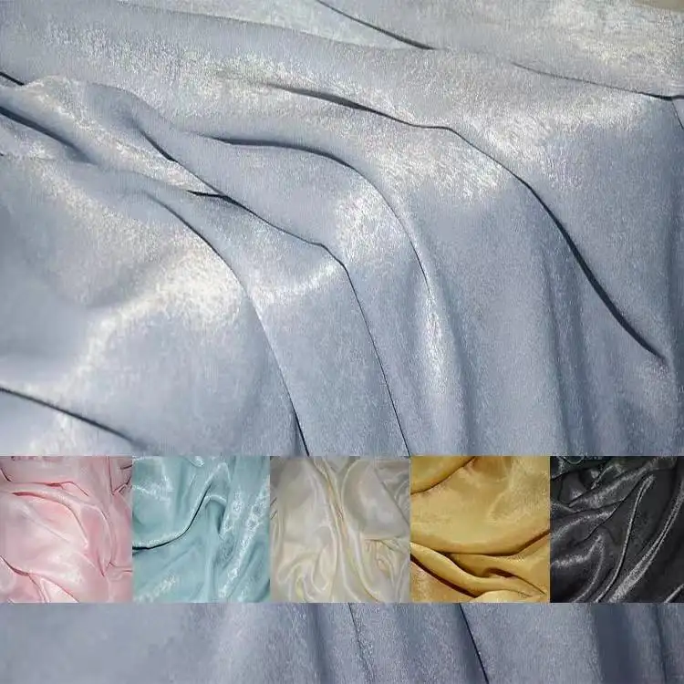 POLYESTER SOFT SATIN MATERIAL SILK SATIN WHOLESALE MULTI COLORS FOR CHOICE SATIN FABRIC FOR WOMEN FORMAL DRESS