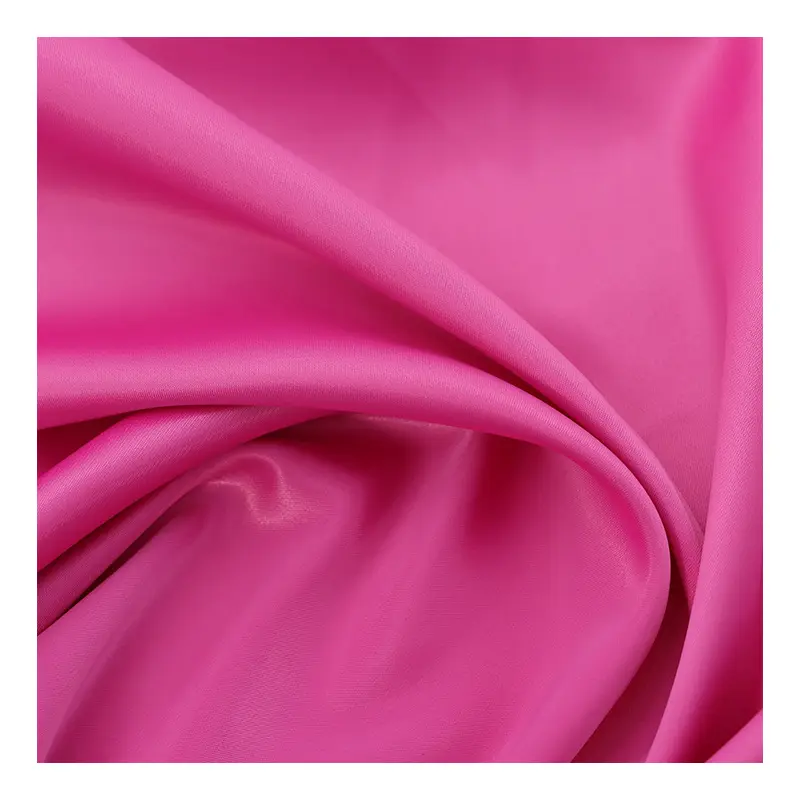 WHOLESALE WOVEN SOLID COLOR SUPER SOFT MICKEY SILK SATIN Fabric FOR WOMEN DRESSES FABRIC AND WEDDING DRESS