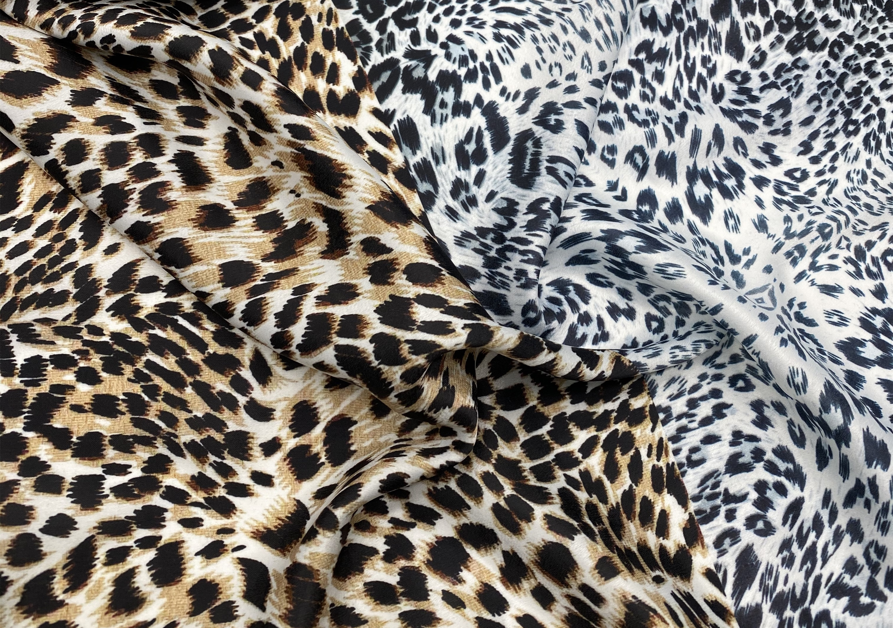 custom printed velvet spandex fabric soft satin fabric 100% polyester digital animal printing on satin fabric for clothing