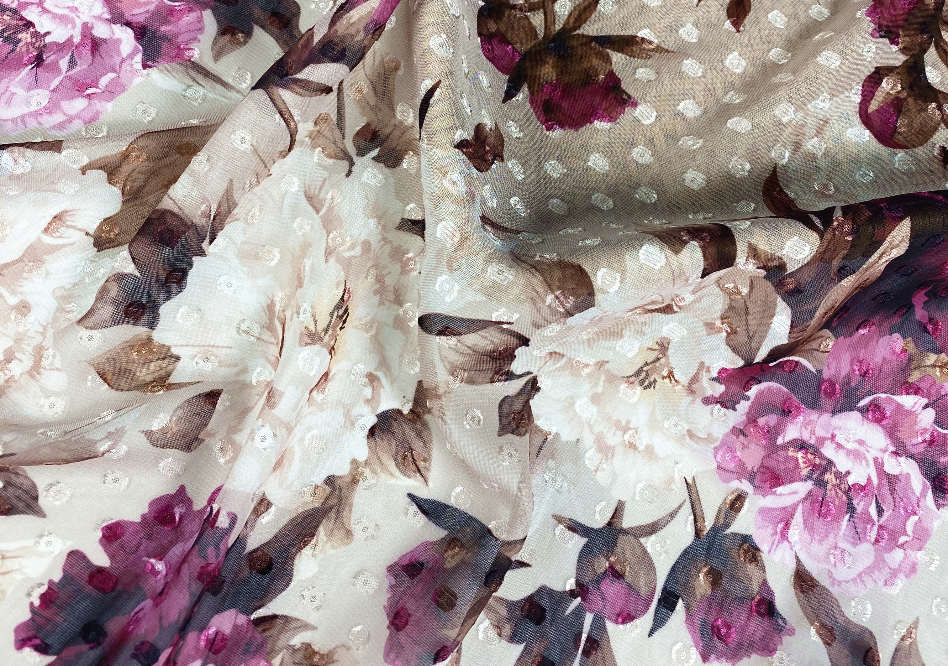 2021digital floral print FABRIC SUPPLIERS 100% POLYESTER PAPER PRINT FABRIC DIGITAL PRINTING CHIFFON FABRIC FOR dress SCARF