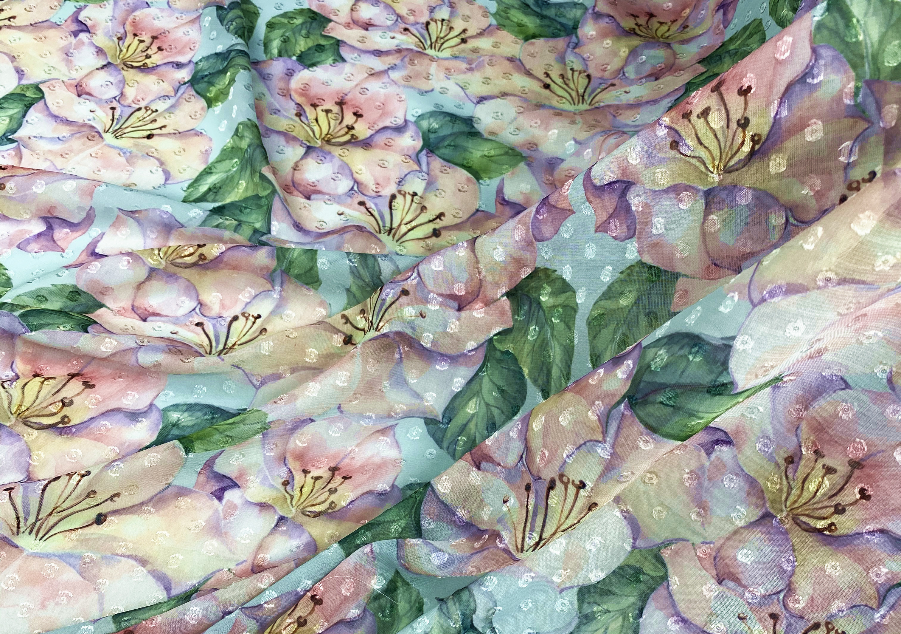 printed polyester textile fabric WHOLESALE CUSTOM PRINTING NEW DESIGN 2021 FLORAL PRINTING CHIFFON FABRIC FOR CLOTHING