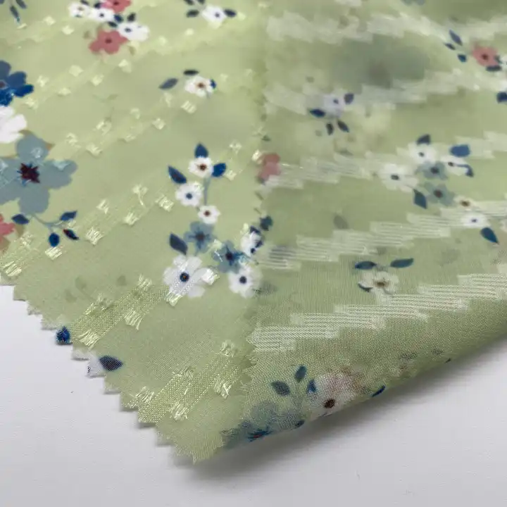 CHEAP CUSTOM PRINTED FABRIC FASHION FLORAL PRINTING CHIFFON FABRICS FOR CLOTHING