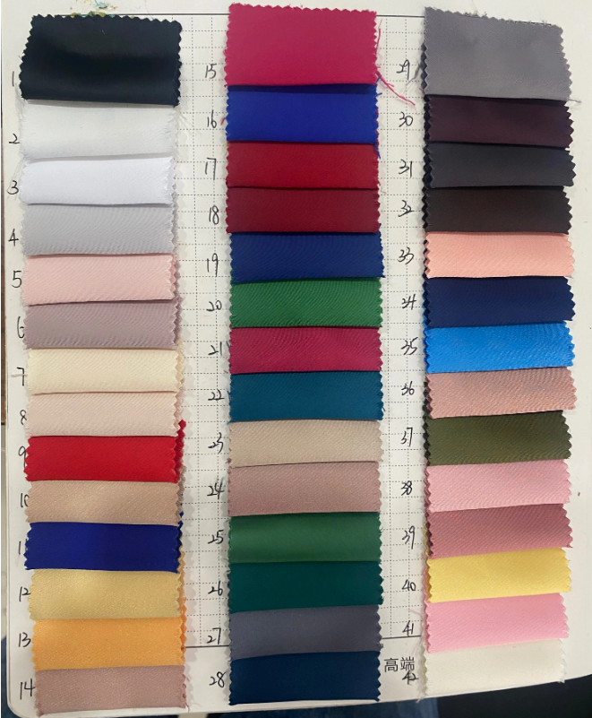 New design 220gsm 150Dsoft hand feel smooth touching 100% Polyester fabric acetate duches satin fabric for clothing