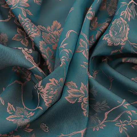 high quality spandex fabric Cationic two color effect satin fabric jacquard satin for fashion lady's garments