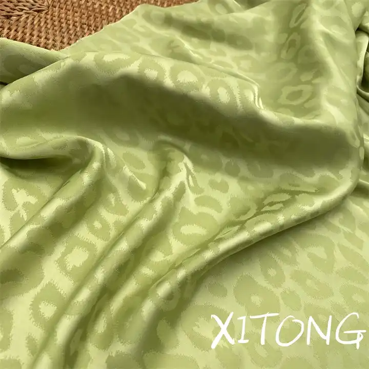 WOVEN 100% POLYESTER SATIN FABRIC wholesale DESIGN SATIN JACQUARD FABRIC SATIN POLYESTER FABRIC FOR CLOTHING