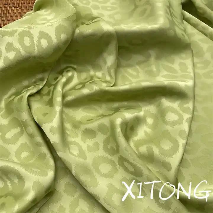 WOVEN 100% POLYESTER SATIN FABRIC wholesale DESIGN SATIN JACQUARD FABRIC SATIN POLYESTER FABRIC FOR CLOTHING