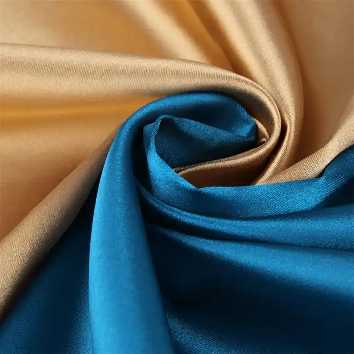 factory custom polyester spandex stretch satin malaysia grey fabric for dresses and pajamas