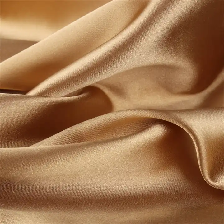 factory custom polyester spandex stretch satin malaysia grey fabric for dresses and pajamas