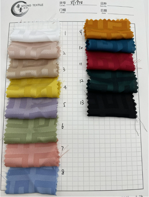 WOVEN 100% POLYESTER SATIN FABRIC wholesale DESIGN SATIN JACQUARD FABRIC SATIN POLYESTER FABRIC FOR CLOTHING