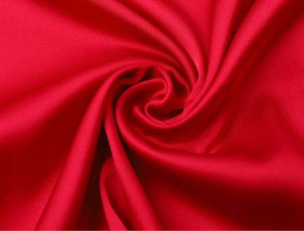 Wholesale 50D Polyester Satin Silk Fabric for woman party wear dress designer fabric wholesale silk satin women pajama fabrics