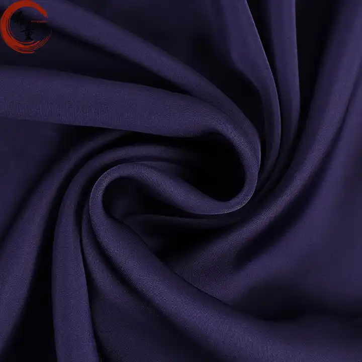 Wholesale 50D Polyester Satin Silk Fabric for woman party wear dress designer fabric wholesale silk satin women pajama fabrics