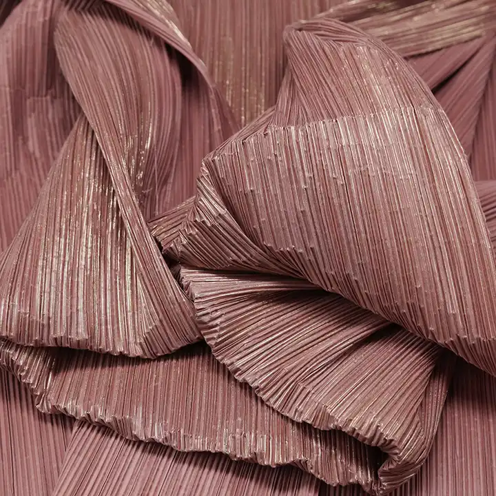  Pleated Chiffon Fabric Dress Stage for Dress Fabric Wholesale Cloth Per Meter Apparel Sewing Diy Pure Polyester Material