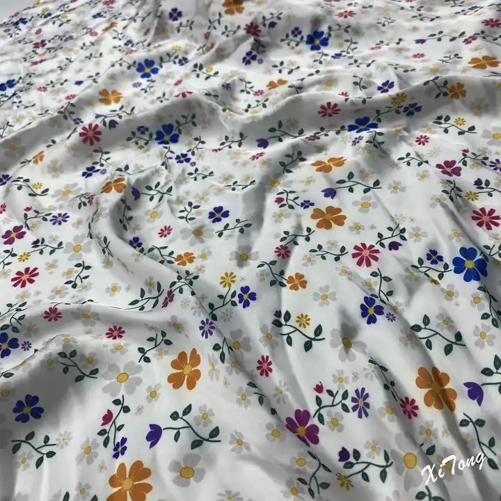 100% polyester fabric wholesale new design printing digital print satin fabric wholesale fabric printing for pajamas