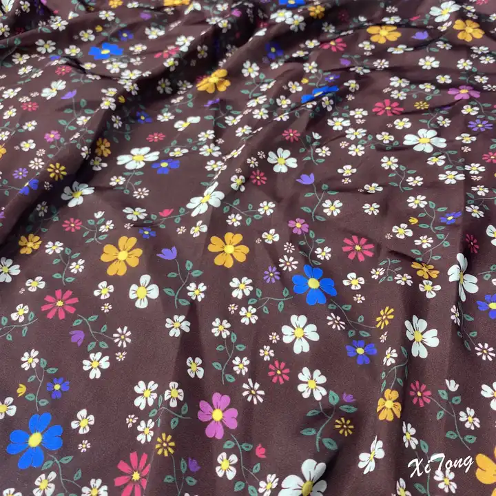 100% polyester fabric wholesale new design printing digital print satin fabric wholesale fabric printing for pajamas