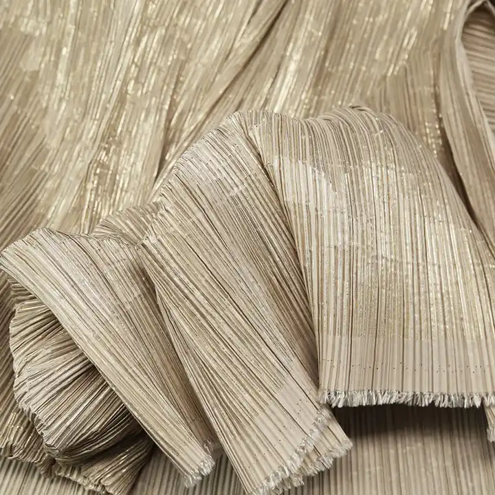  Pleated Chiffon Fabric Dress Stage for Dress Fabric Wholesale Cloth Per Meter Apparel Sewing Diy Pure Polyester Material