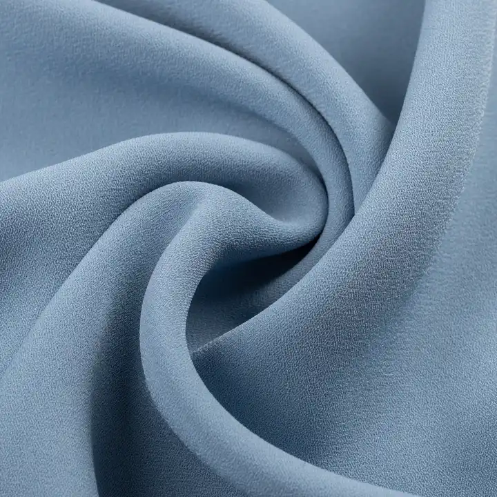 Georgette Chiffon Fabric Factory Price 100% Polyester 75D High Twist Georgette Moss Crepe Pearl Chiffon Fabric for dress