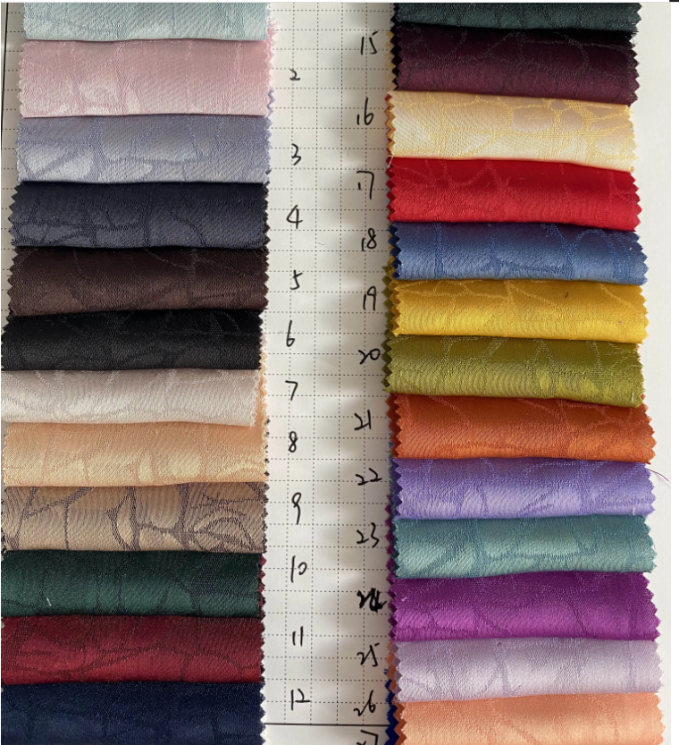 dress material New design Crack pattern wholesale satin fabric jacquard satin fabrics for clothing garment pajamas sleepwear