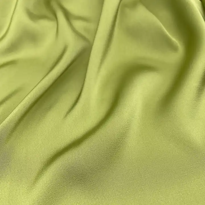 New design 100% Polyester fabric satin chiffon soft hand feel smooth touching satin similar to acetate pajamas fabric