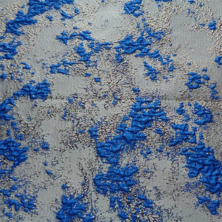 WholesaFancy Sequence Polyester Lace with metallic Jacquard Fabric African Brocade Jacquard Lace Fabric for Dresses