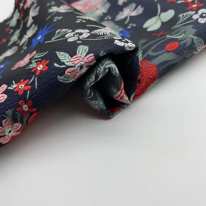 FASHIONAL Luxury Floral Jacquard Brocade Fabric for Dress