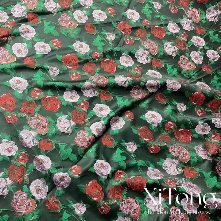 2022 new design china textile supplier new design customize fashion 3D flower yarn dyed brocade jacquard fabrics for dress