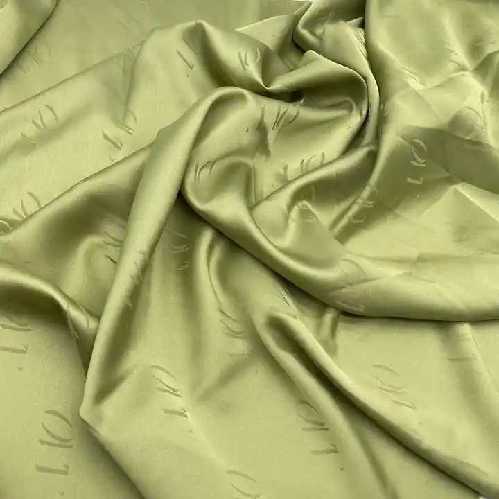 New design flower pattern wholesale satin fabric dress material jacquard satin fabrics for clothing garment pajamas sleepwear
