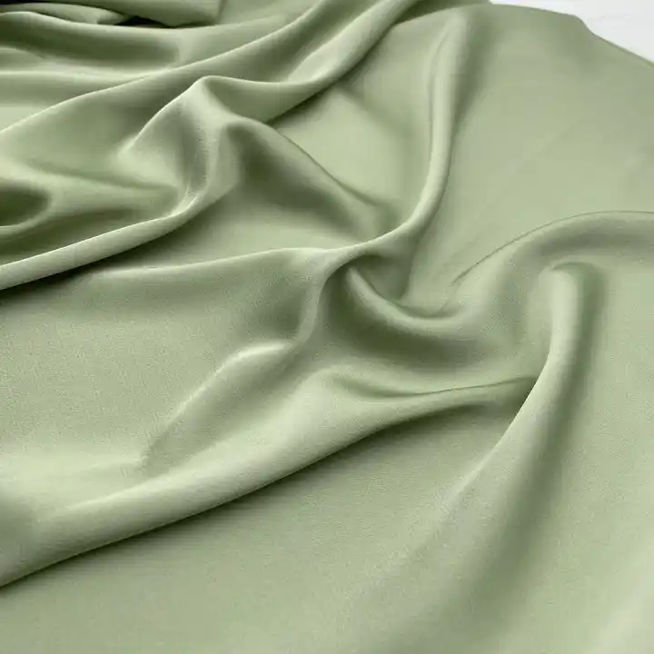 New design 100% Polyester fabric satin chiffon soft hand feel smooth touching satin similar to acetate pajamas fabric