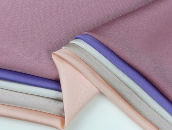 China fabric TEXTILE Woven elastic 100% POLYESTER FABRIC WHOLESALE SOFT bridal SATIN FABRIC FOR SLEEP WEAR CLOTHING