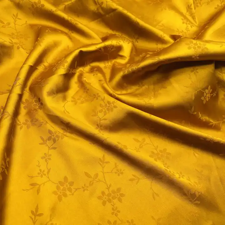 CLOTHING FABRIC SATIN POLYESTER FABRIC WHOLESALE JACQUARD SATIN FABRIC FOR DRESS